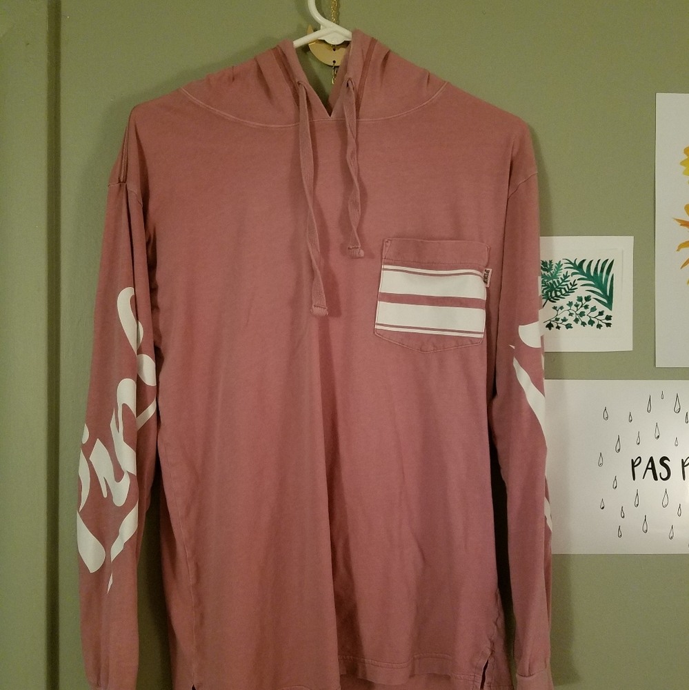 Pink hoodie